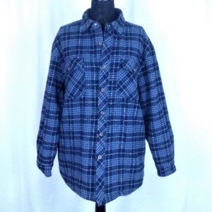 Levi's Plaid Flannel Oversized Shirt Jacket XL
